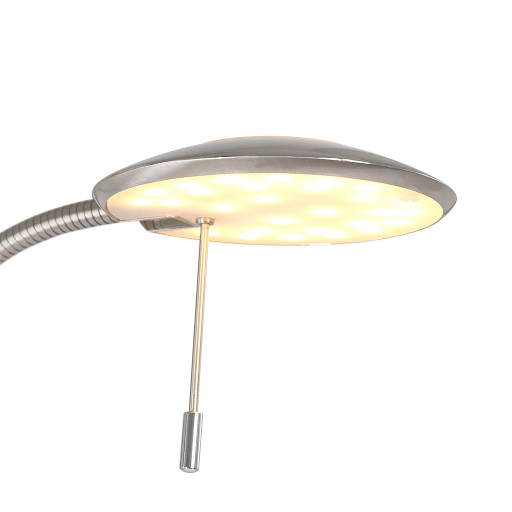 Lampe Sur Pied Zenith Acier | Elra - Designix Lampadaire
