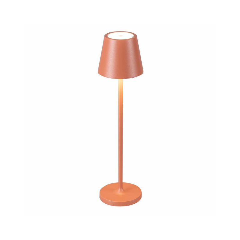 Lampe sur Table Exterieur ZAMBELIS 1,5W IP54 Dimmable DESIGN Rouge Brique E370