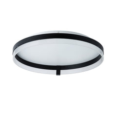 Plafonnier Circle noir, Ø 50 cm