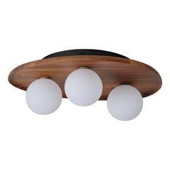Plafonnier Acacia Nest marron et bois