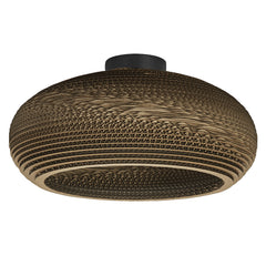 Plafonnier Cardboard Drop marron