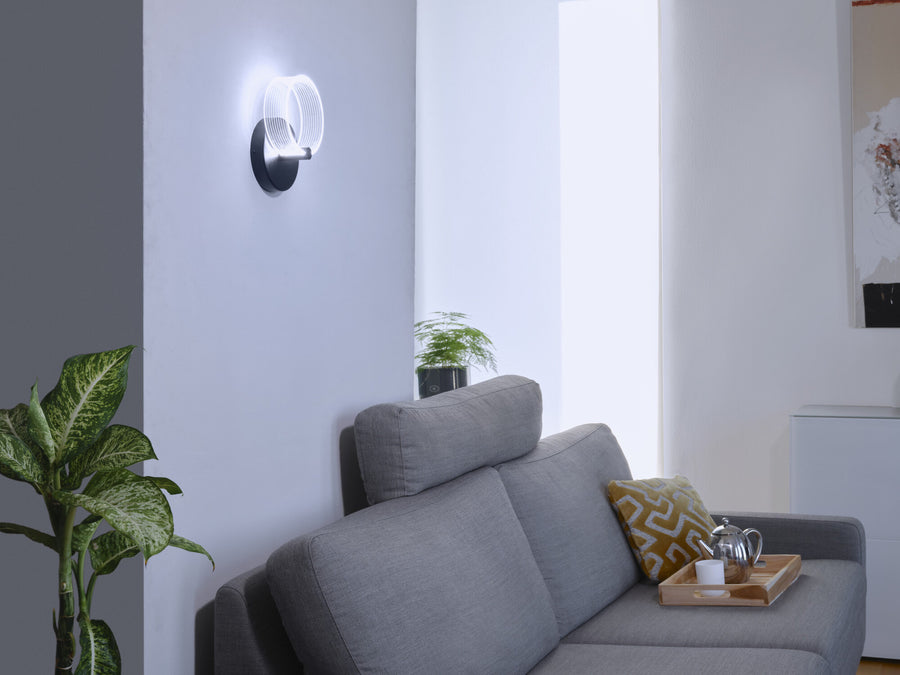 Applique murale Circle noire