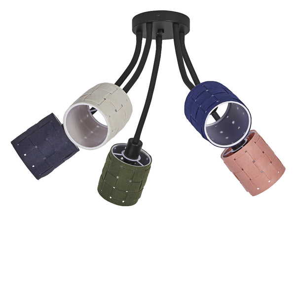 Plafonnier Felt Weaving Cans multicolore