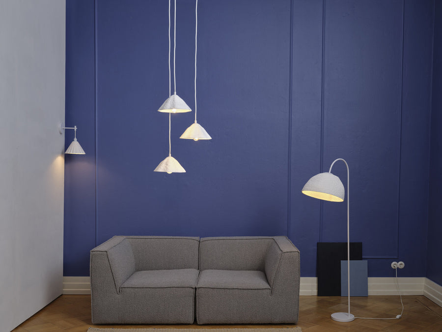 Lampadaire Camel Bell blanc