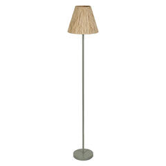 Lampadaire Raffia vert et marron