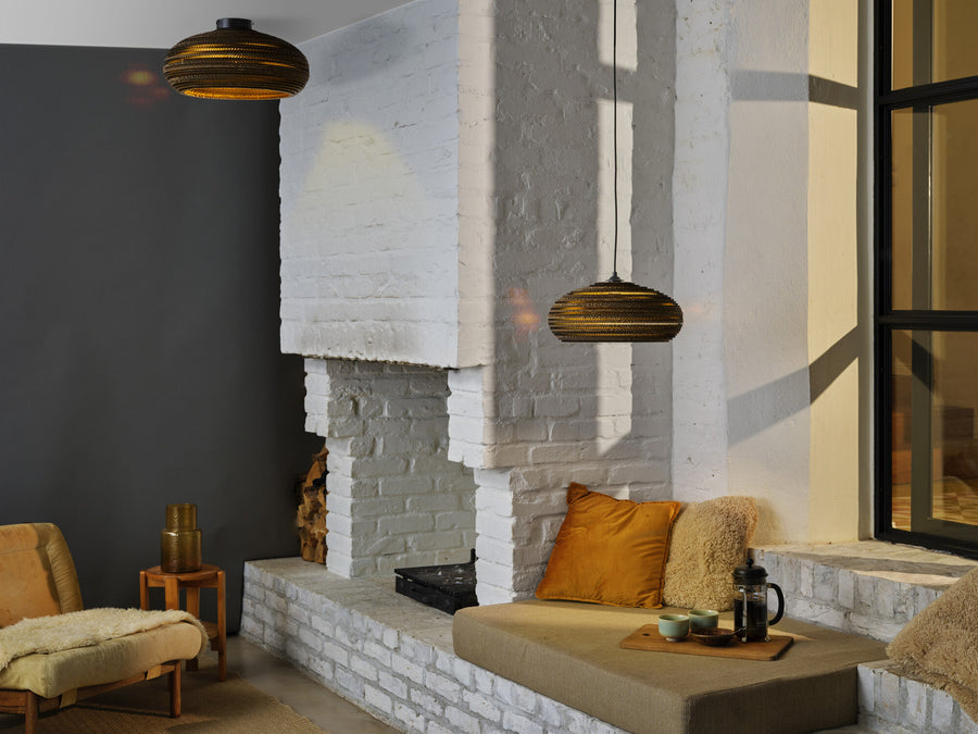 Suspension Cardboard Drop marron