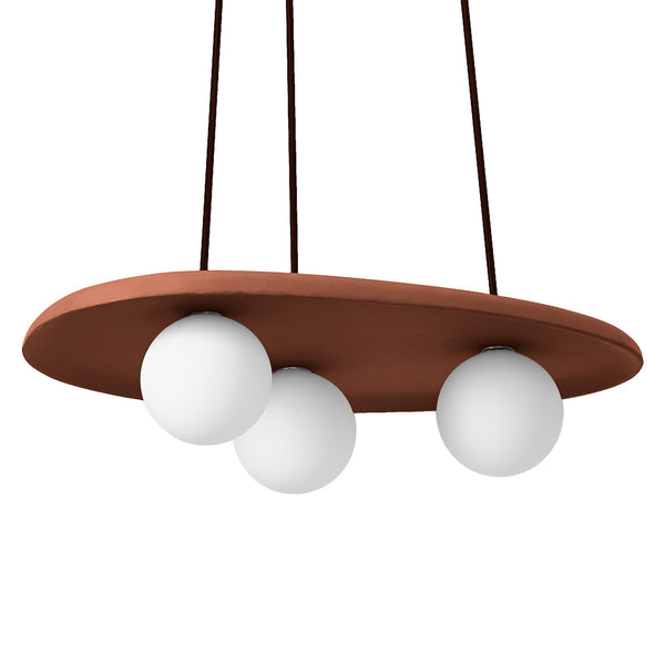 Suspension Clay Nest marron
