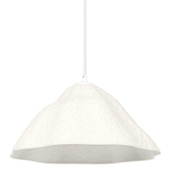 Suspension Lotus Leaf blanche