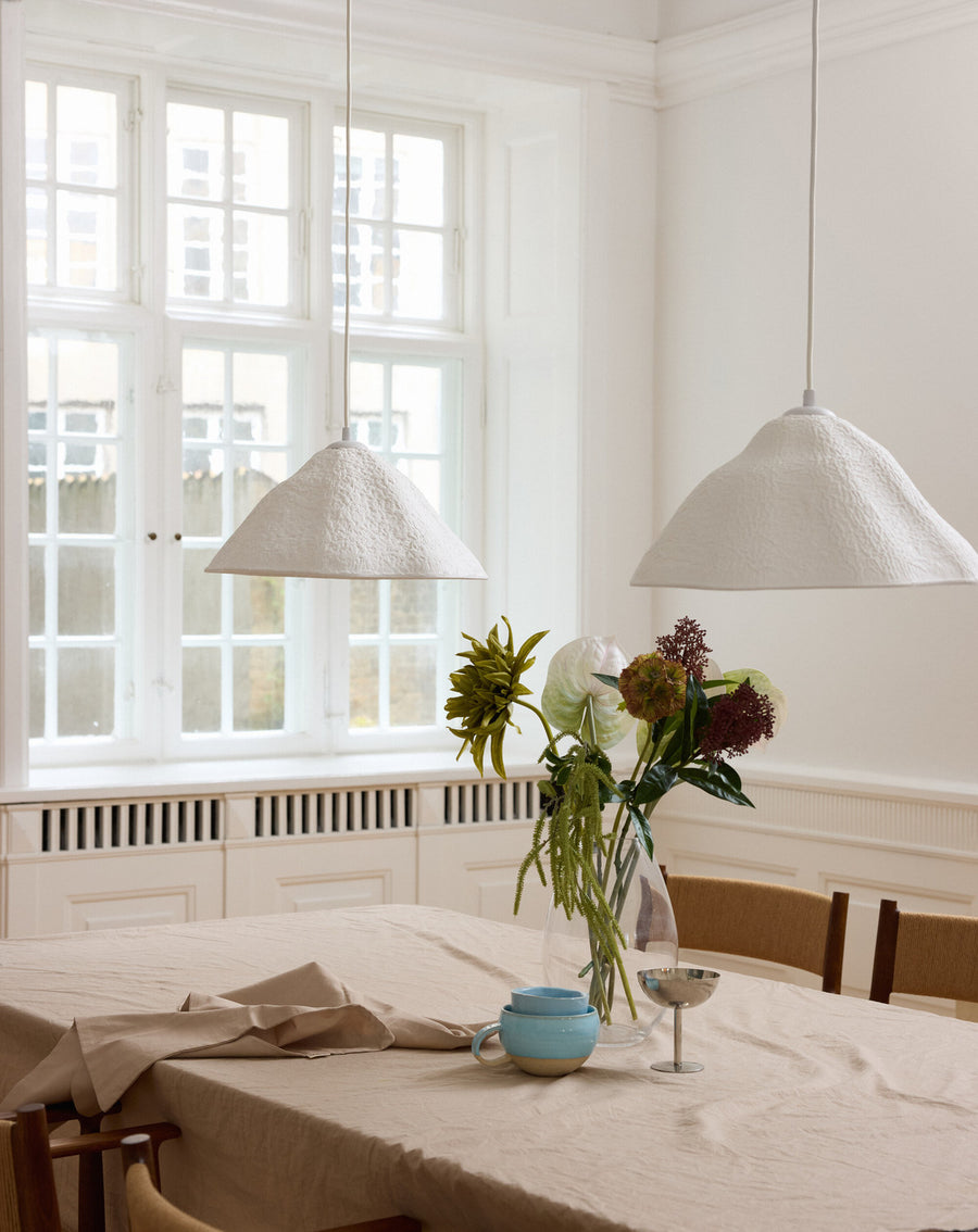 Suspension Lotus Leaf blanche