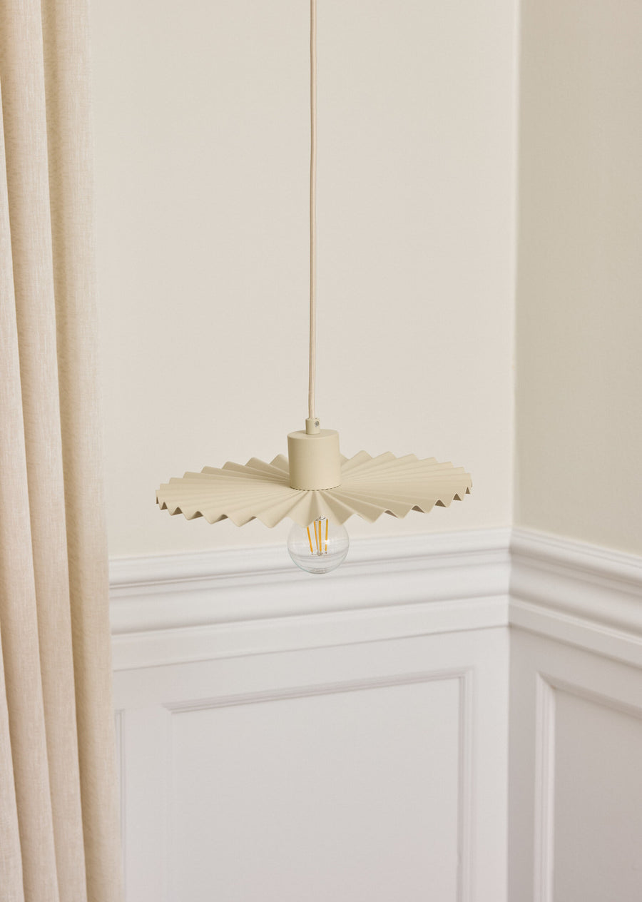 Suspension Plisse beige