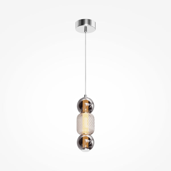 Drop Suspension luminaire argenté