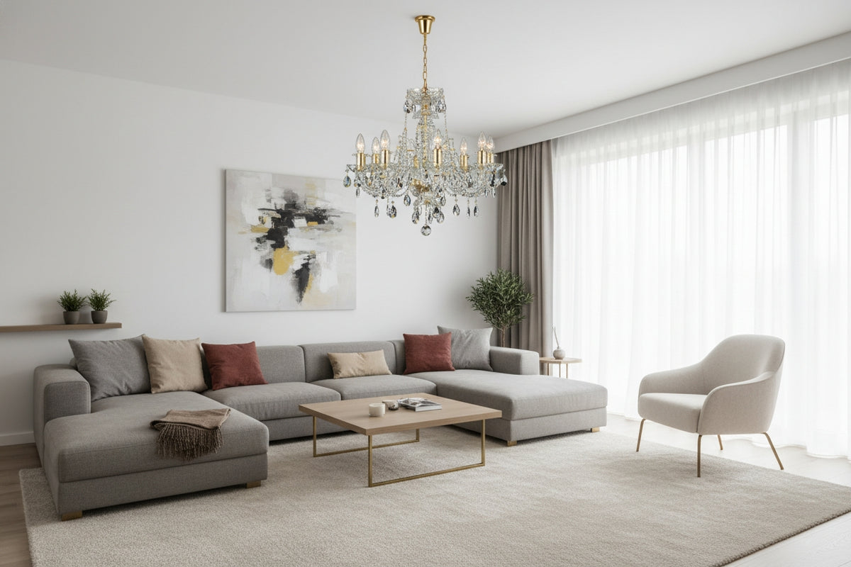 Lustre en cristal LLCH08DG
