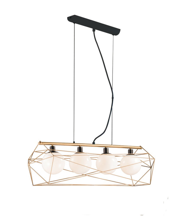 Suspension Abraxas dorée et noire (I-ABRAXAS-S4-ORO)