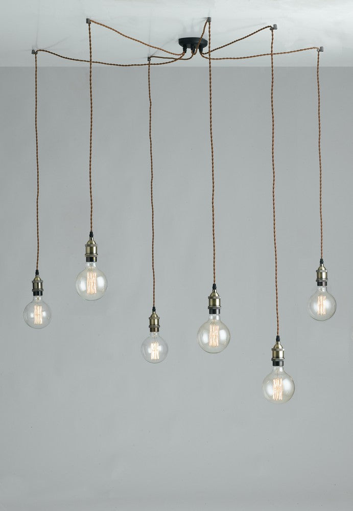 Plafonnier Groove bronze