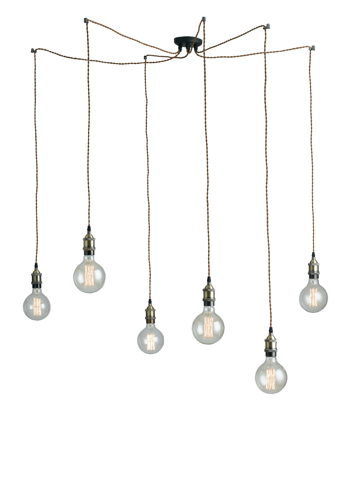 Plafonnier Groove bronze