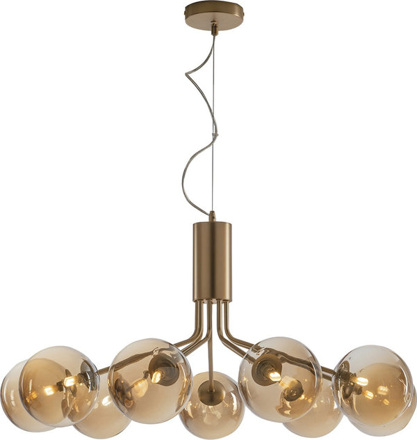 Suspension Honey laiton, H 161 cm