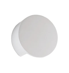 Applique murale Leiron blanche, plâtre