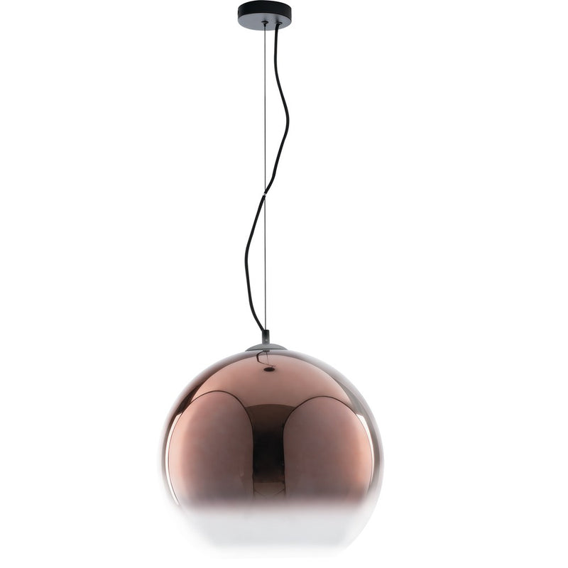 Suspension Marte cuivrée, H 160,2 cm