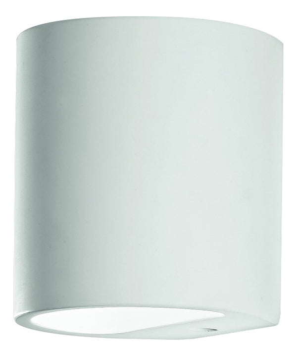 Applique murale Shine blanche, plâtre