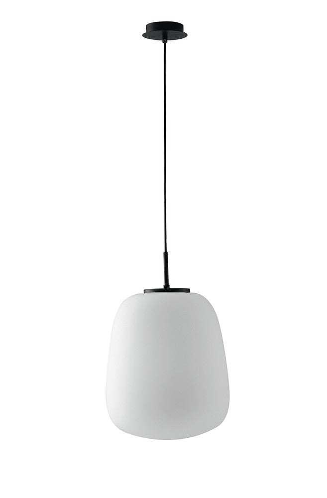 Suspension Tolomeo blanche et noire (I-TOLOMEO-S39)