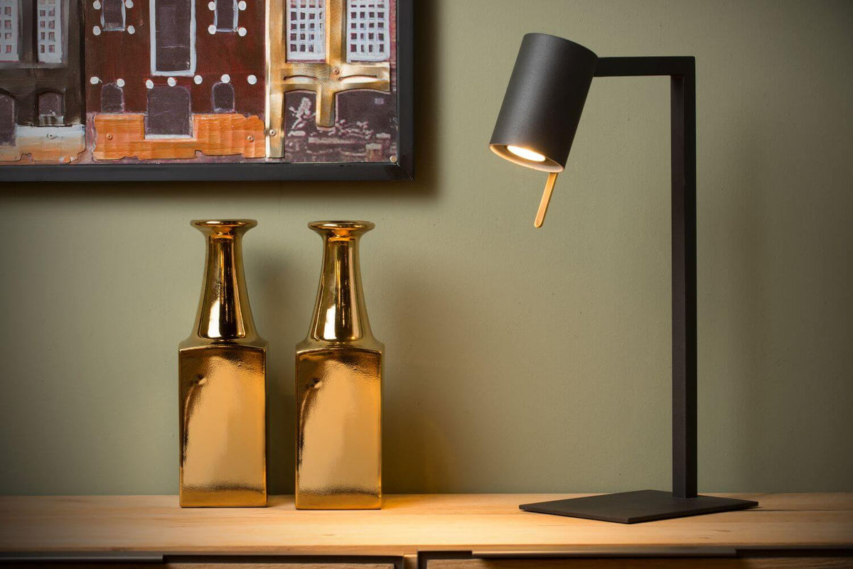 Lampe de bureau Lesley noire