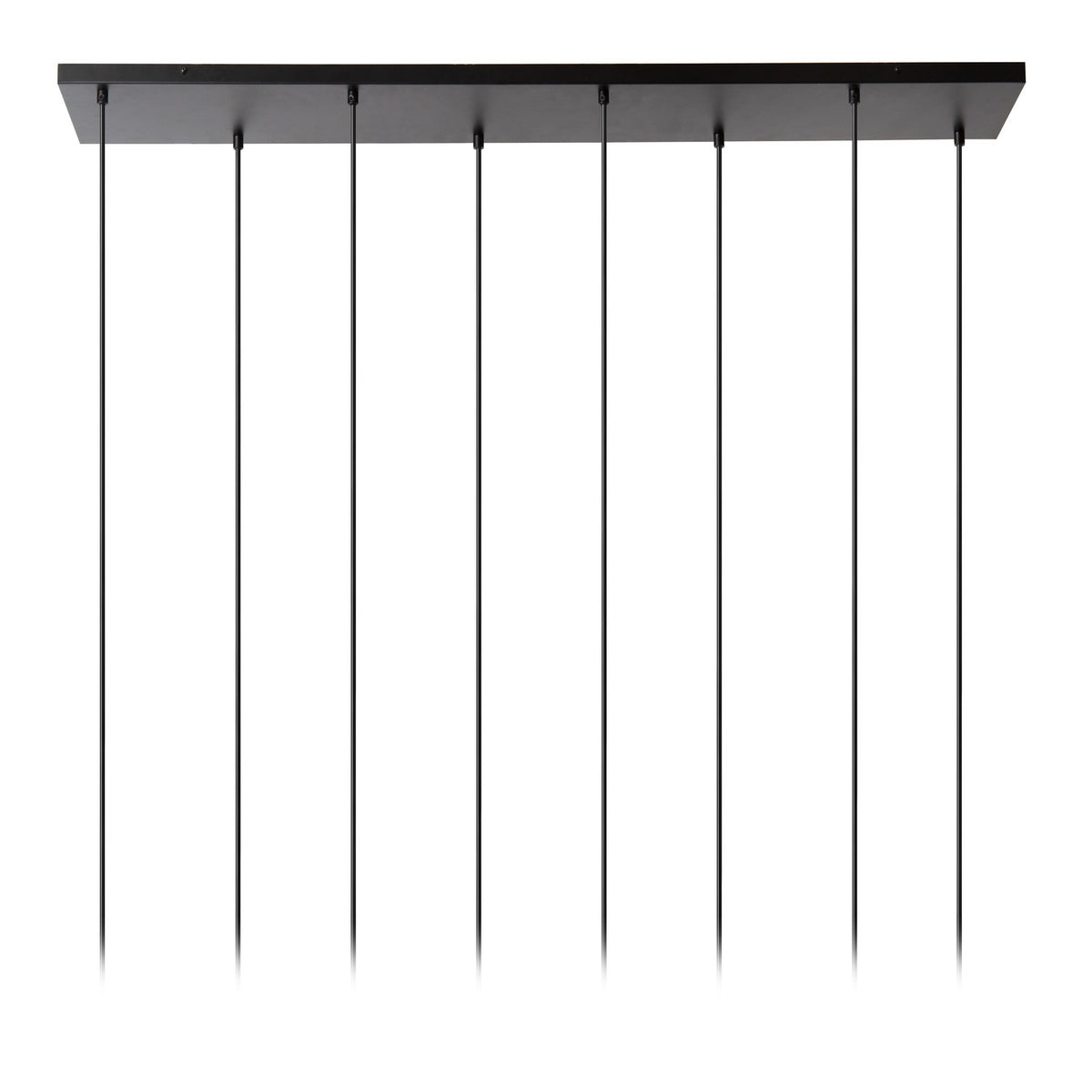Suspension Chayanne 8 lumières noire