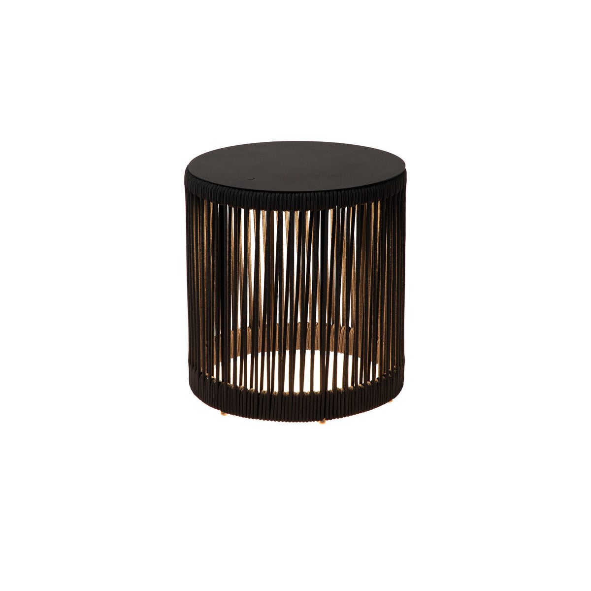 Lampe à poser Pingi noire, H 36,5 cm