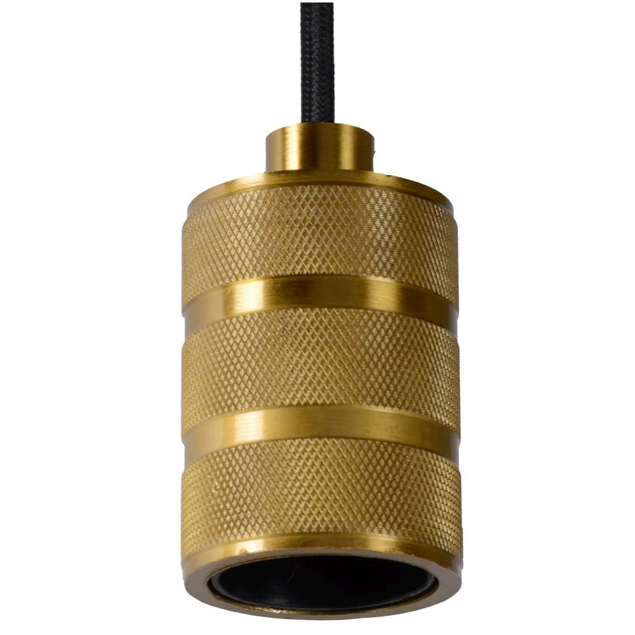Suspension Jova dorée mat et noire