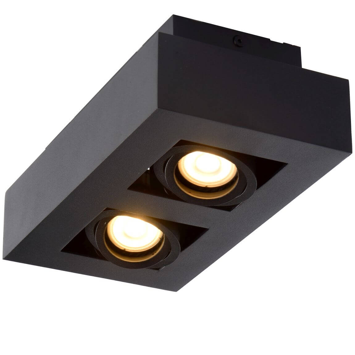 Plafonnier Xirax 2 lumières noir