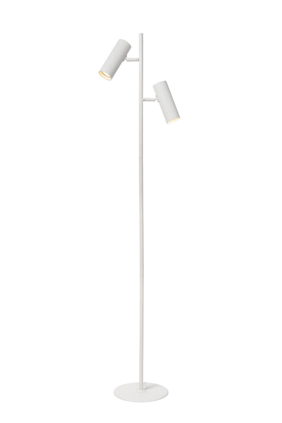 Lampadaire Clubs 2 lumières blanc