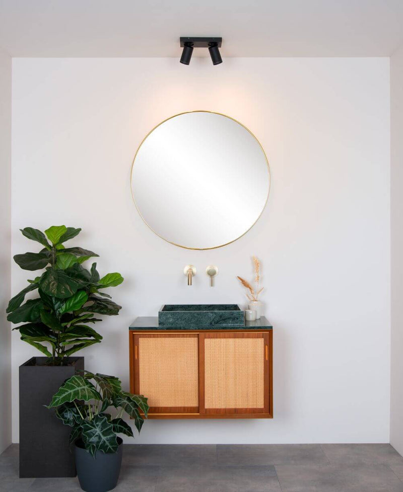 Plafonnier Taylor 2 lumières noir