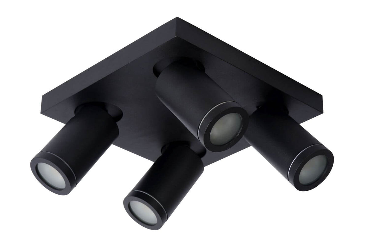 Plafonnier Taylor 4 lumières noir