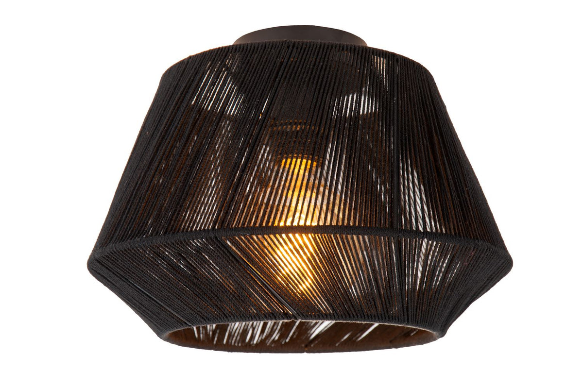 Plafonnier Jessica noir, coton