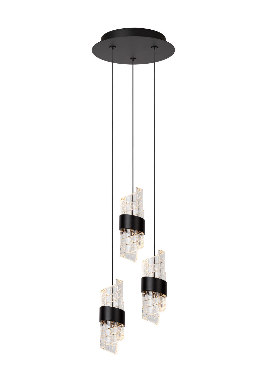 Suspension Kligande noire, H 70 cm (13496/21/30)