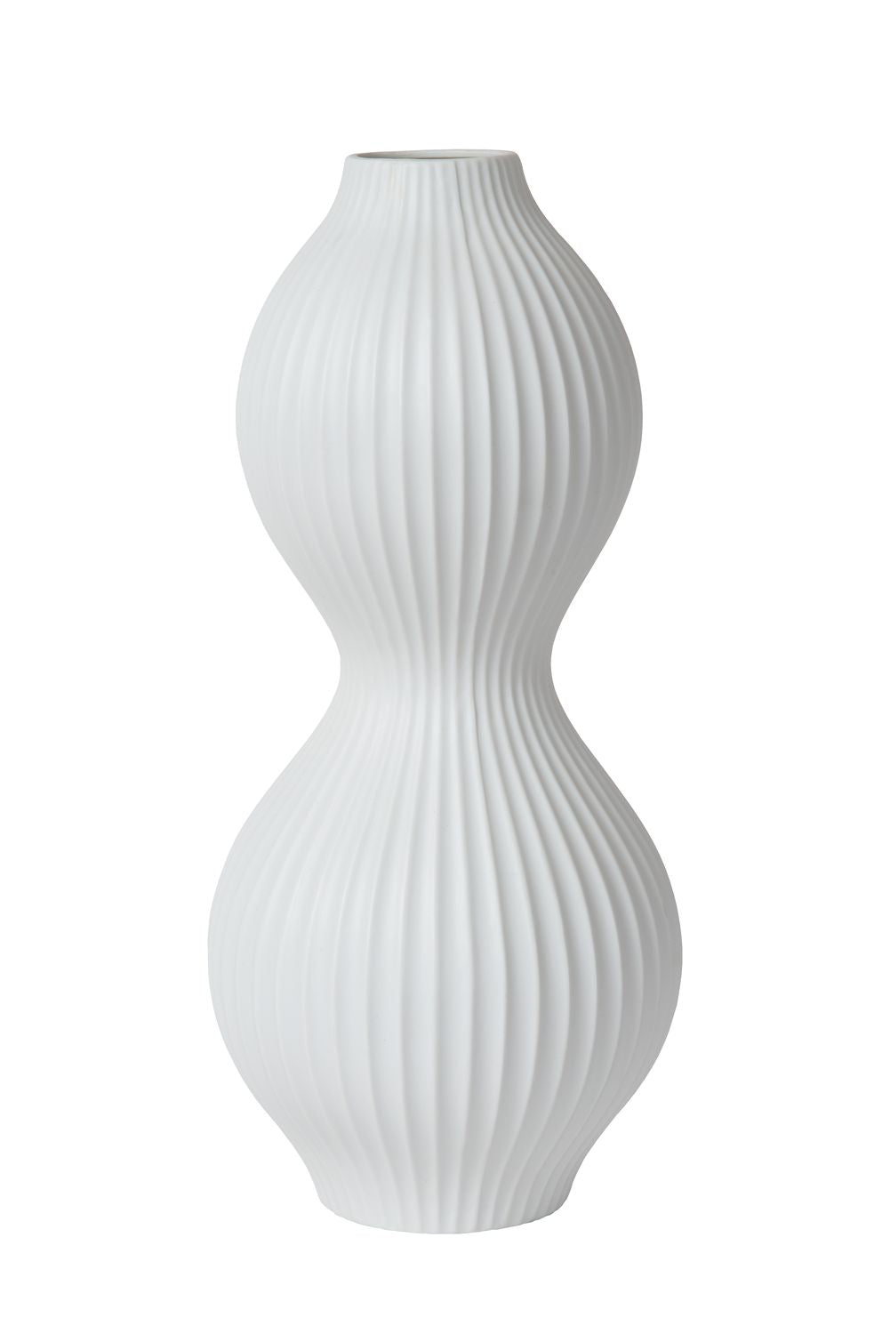 Lampe à poser Momoro blanche, porcelaine, H 40,2 cm