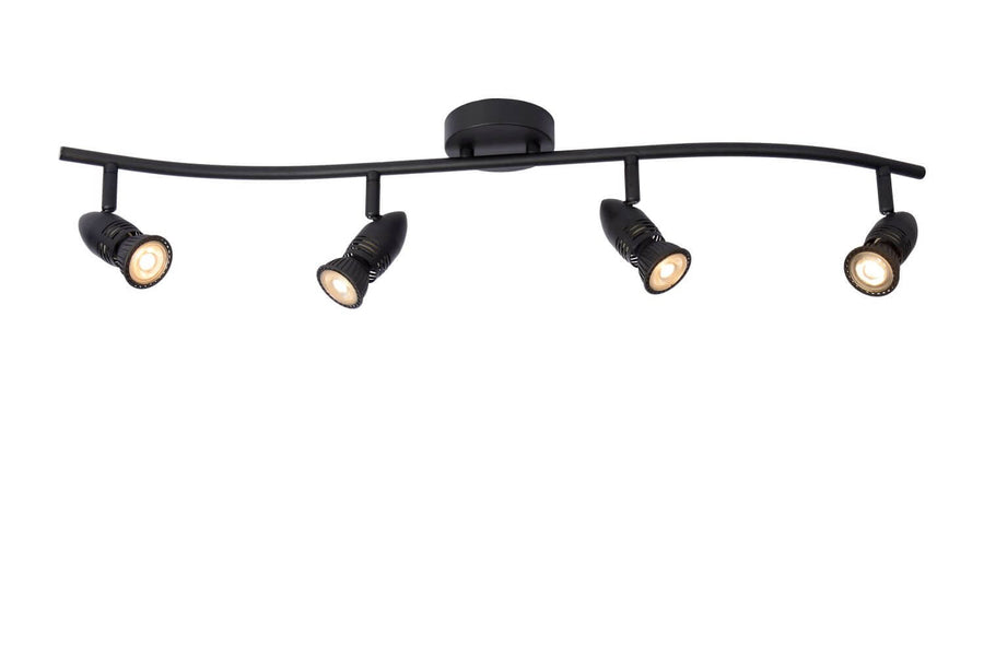 Plafonnier Caro 4 lumières noir