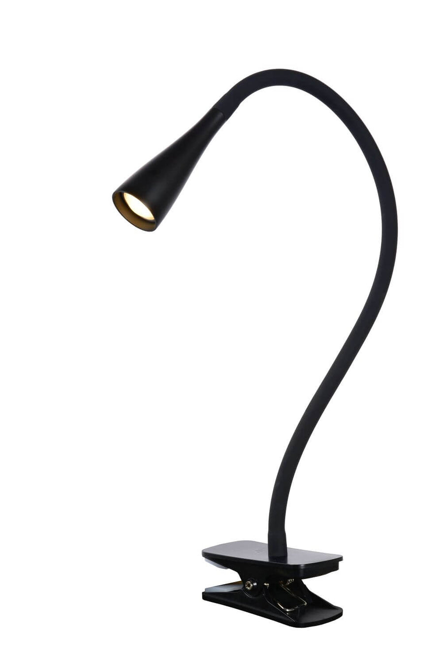 Lampe de bureau Zozy noire, H 53,5 cm