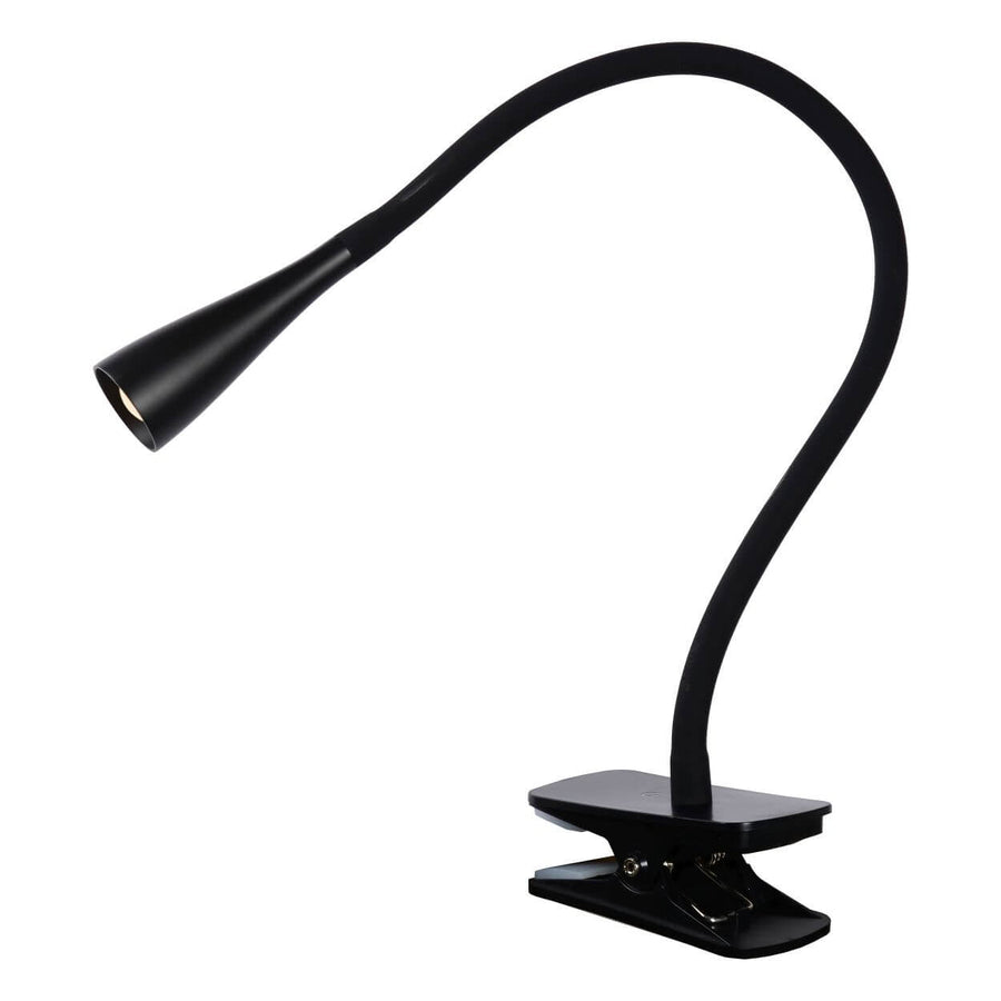 Lampe de bureau Zozy noire, H 53,5 cm