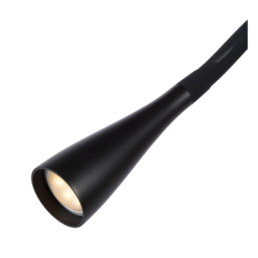 Lampe de bureau Zozy noire, H 53,5 cm