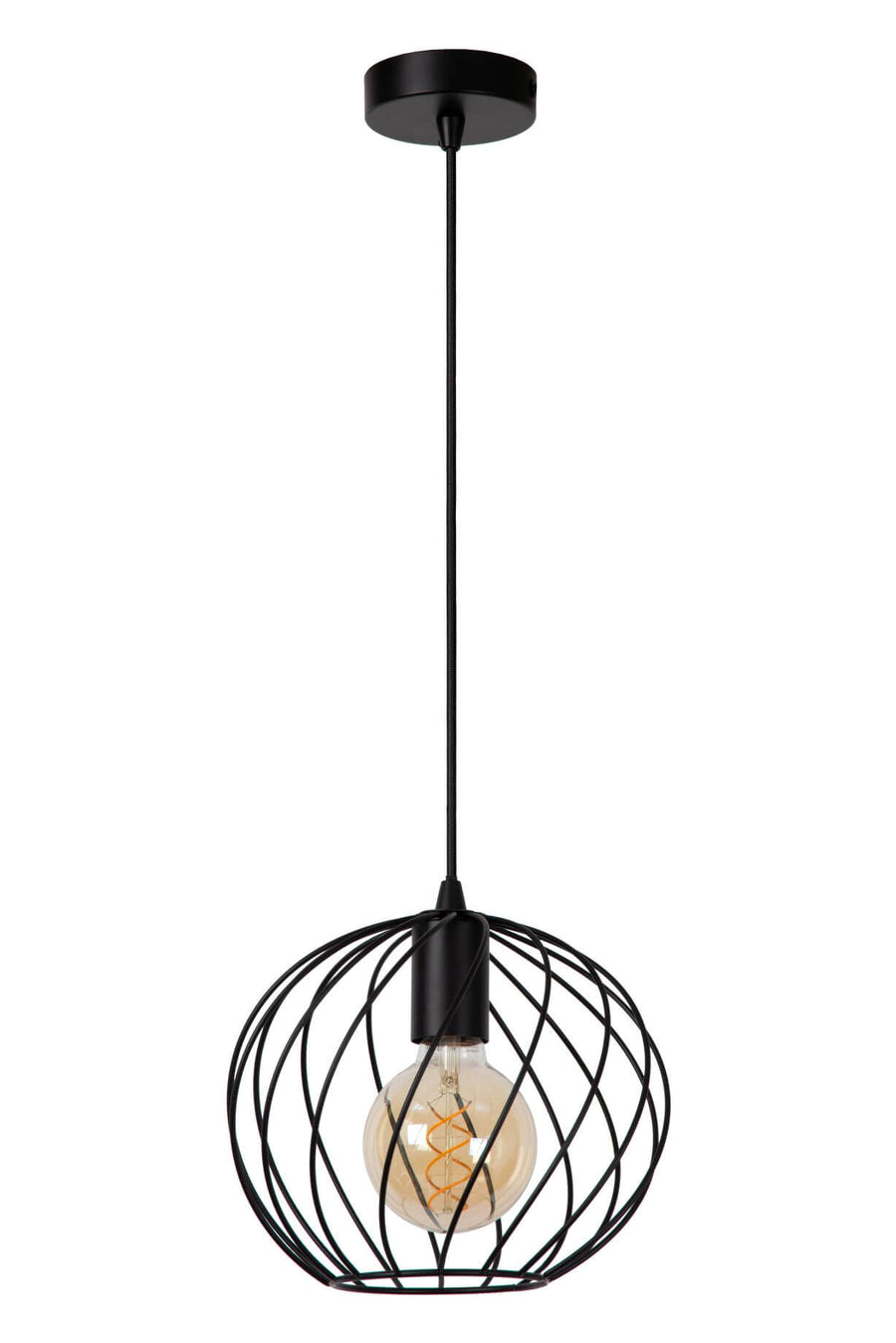 Suspension Danza noire, H 60 cm