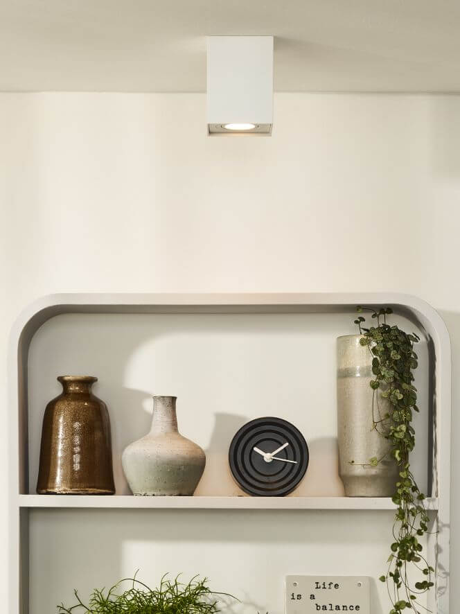 Plafonnier Tube blanc (22953/01/31)