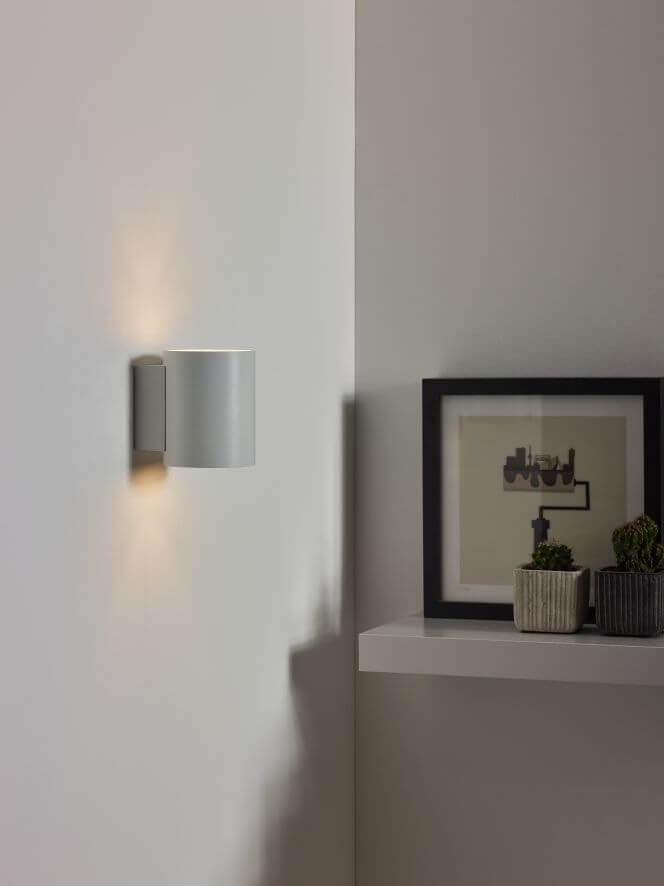 Applique murale Xera blanche, H 10 cm (23252/01/31)
