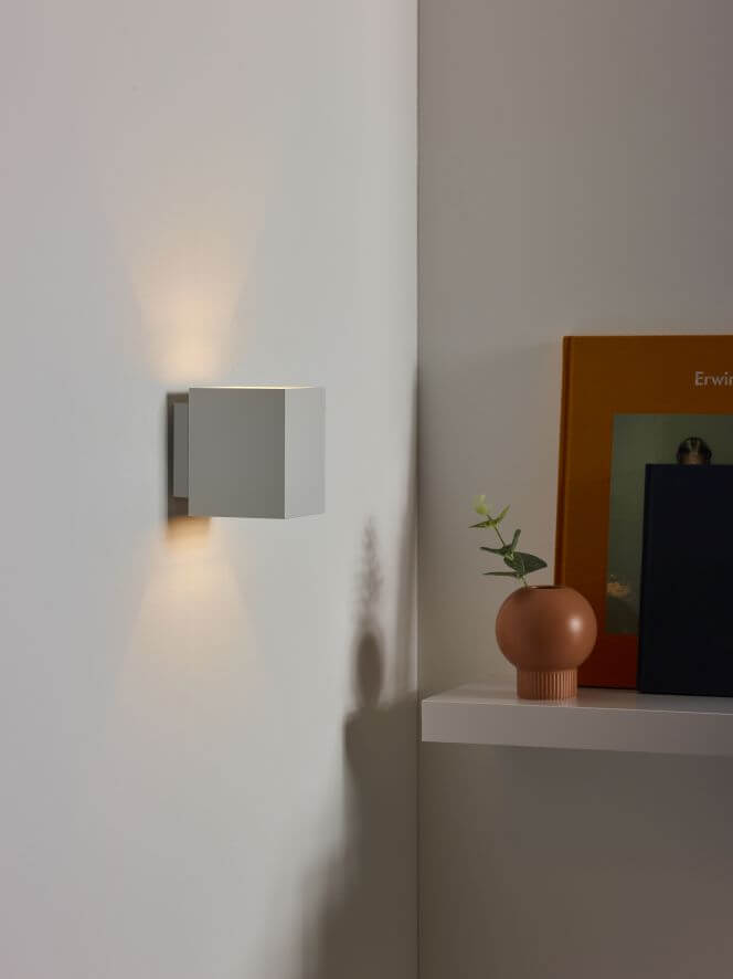 Applique murale Xera blanche, H 10 cm (23253/01/31)