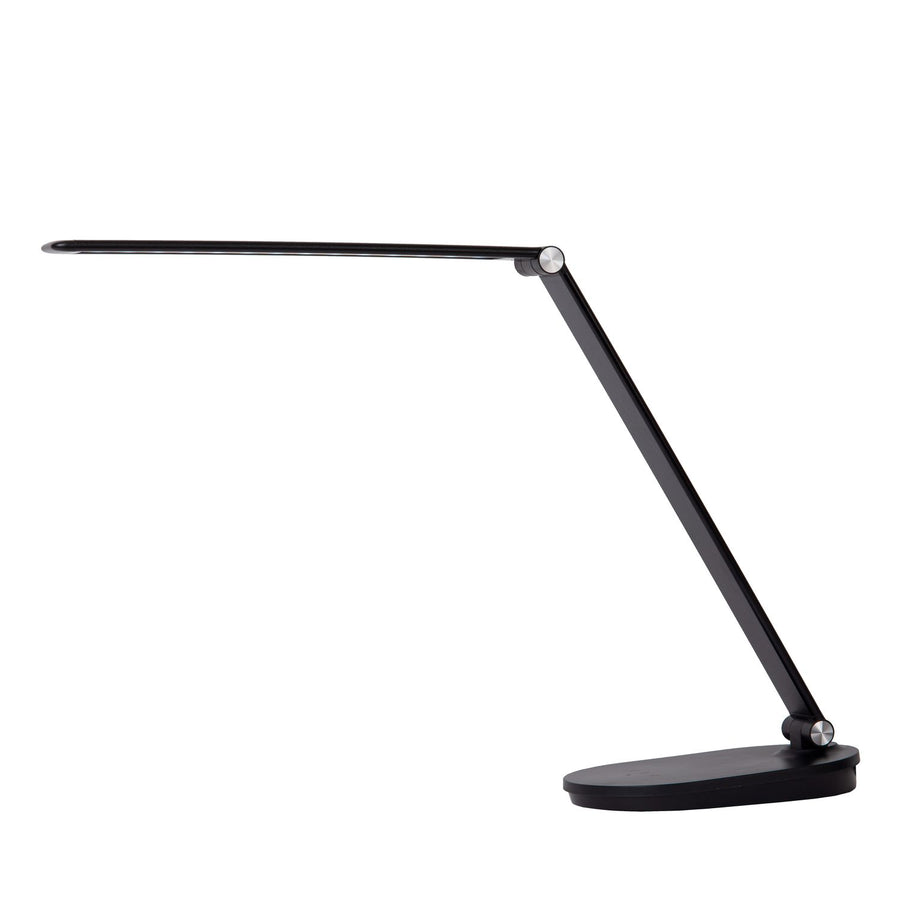 Silhouette de profil, tête fine horizontale et pied ovale noir
