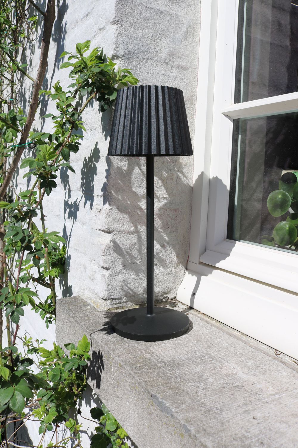 Lampe extérieure Justine noire