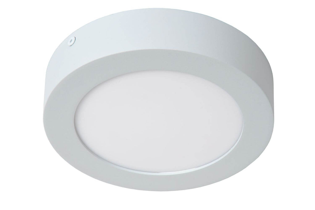 Plafonnier Brice blanc, Ø 18 cm