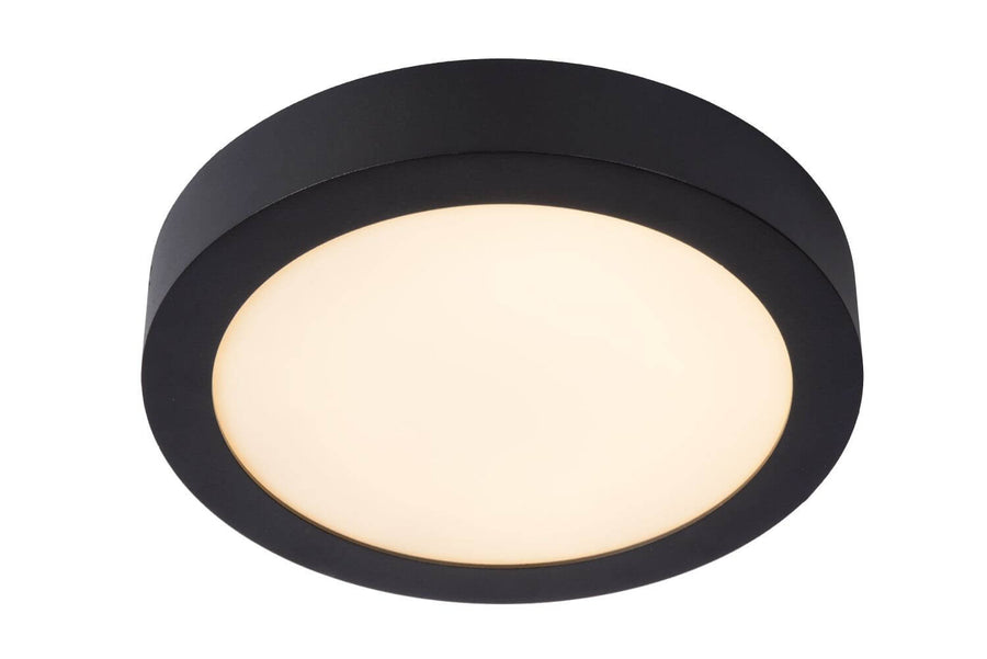 Plafonnier Brice noir, Ø 24 cm