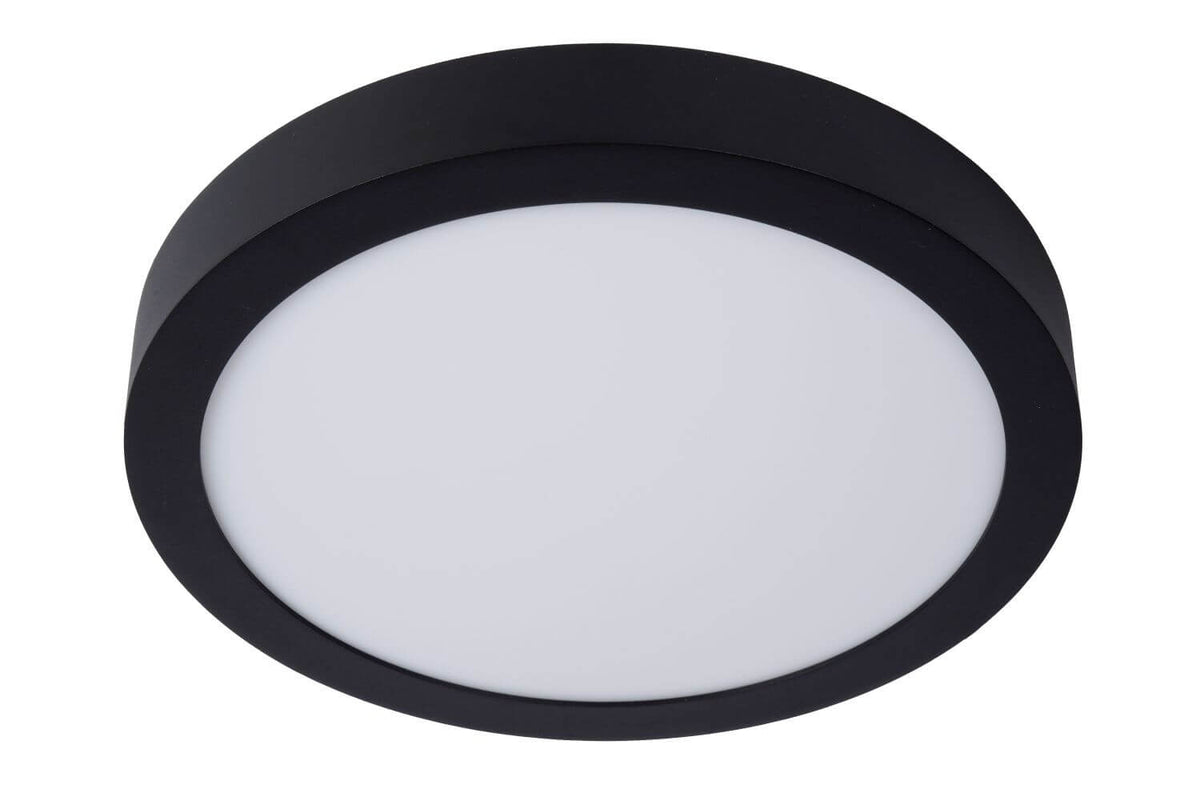 Plafonnier Brice noir, Ø 30 cm