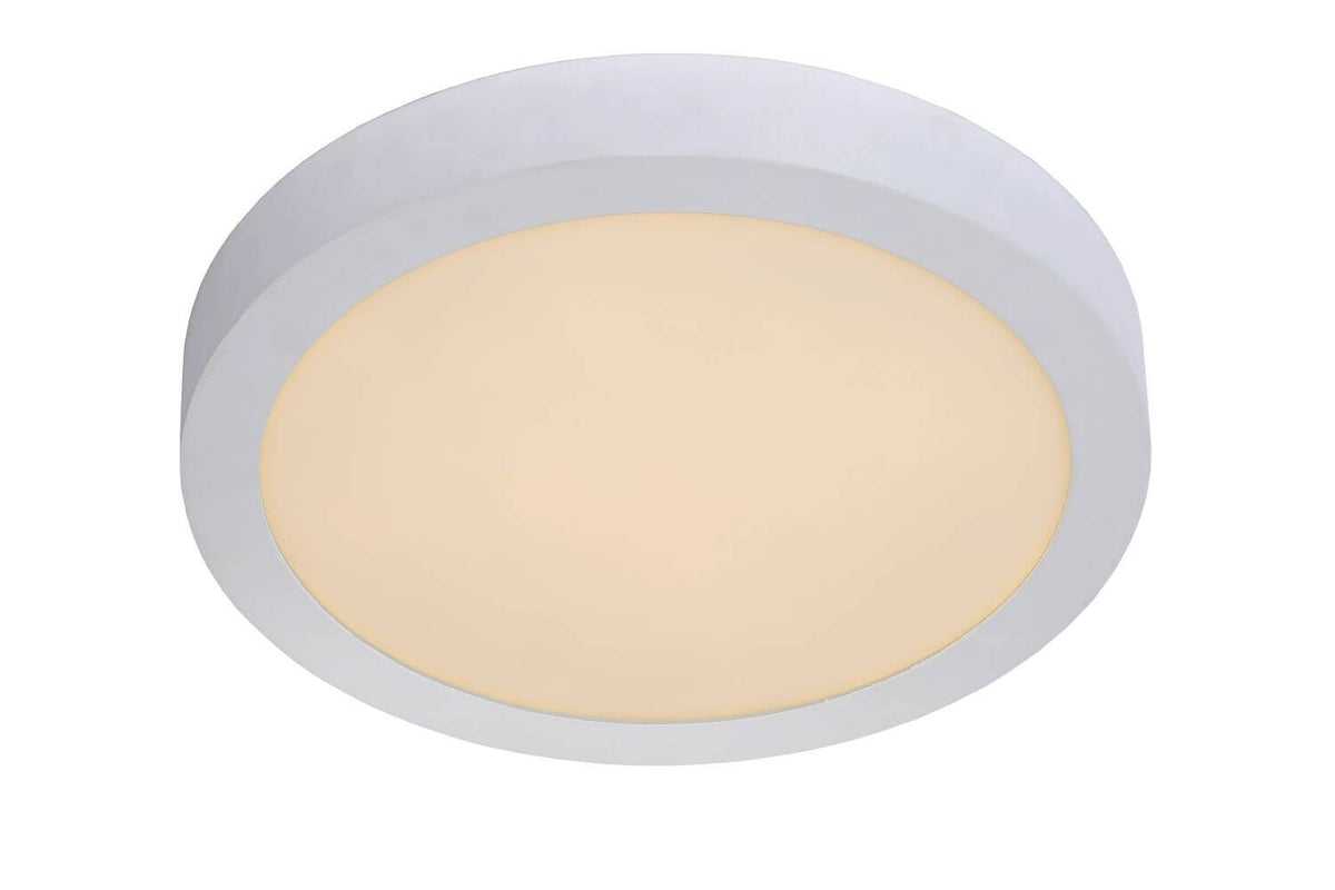 Plafonnier Brice blanc, Ø 30 cm