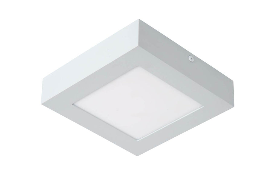 Plafonnier Brice blanc, L 16,8 cm